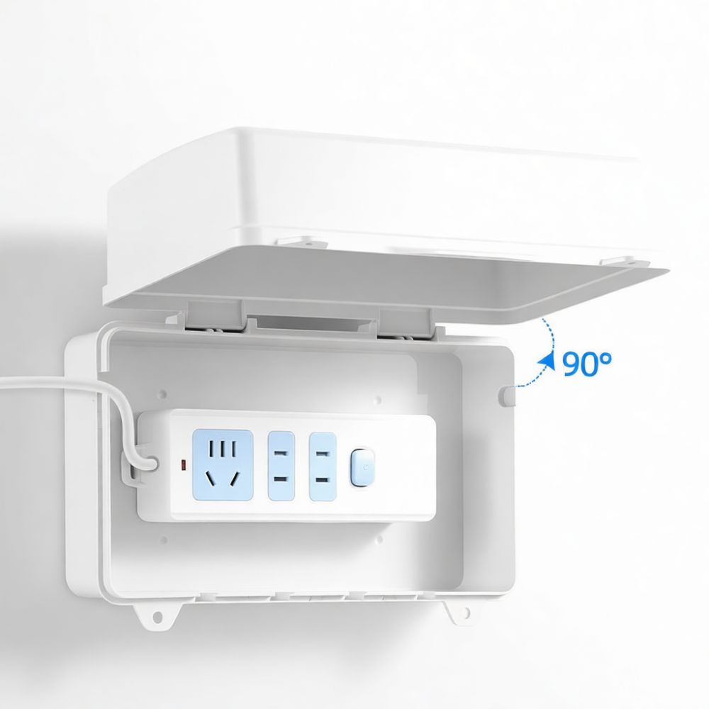 Outdoor Power Strip Weatherproof - Outdoor Electrical Protector Box Waterproof Cover