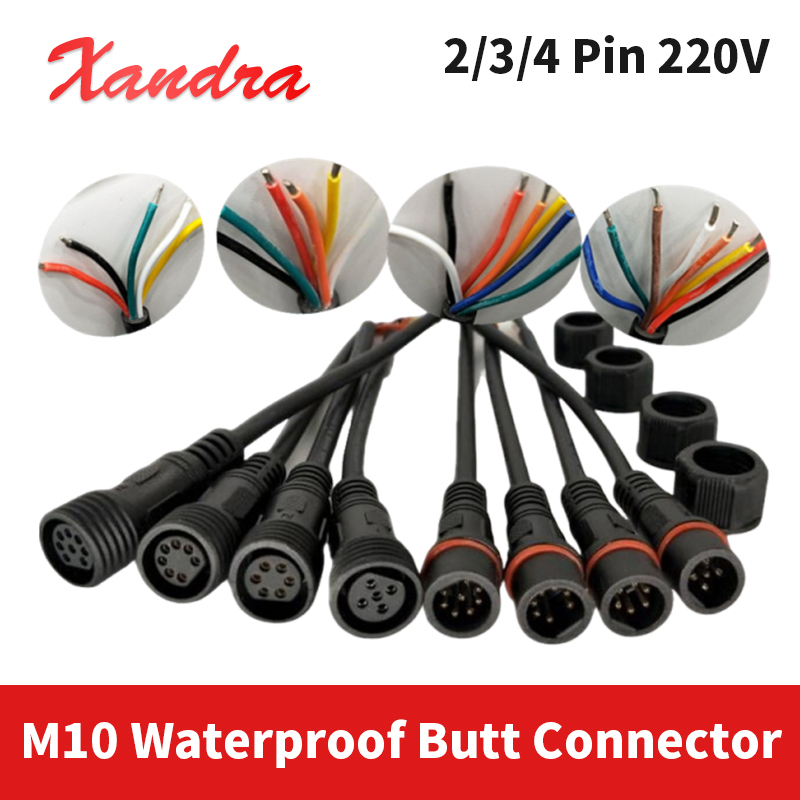 M10 Waterproof Connector 2Pin  - Outdoor Power Strip Weatherproof ulasan dan harga