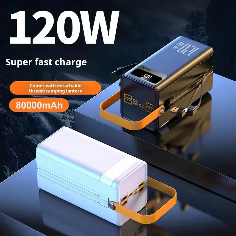 120W Fast Charging Power Bank  - Outdoor Power Adapter Usb C ulasan dan harga