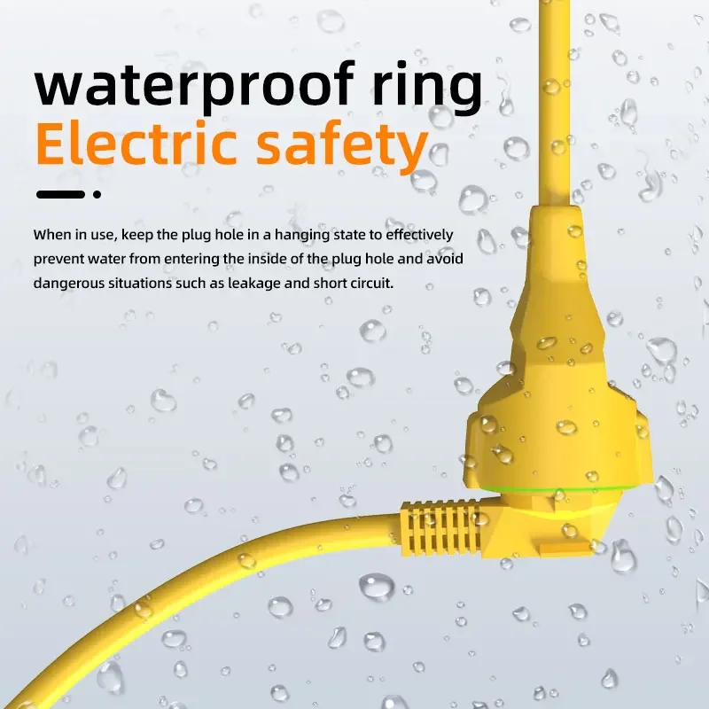 4KW 16A EU Schuko Power Strip  - Outdoor Power Strip Weatherproof ulasan dan harga