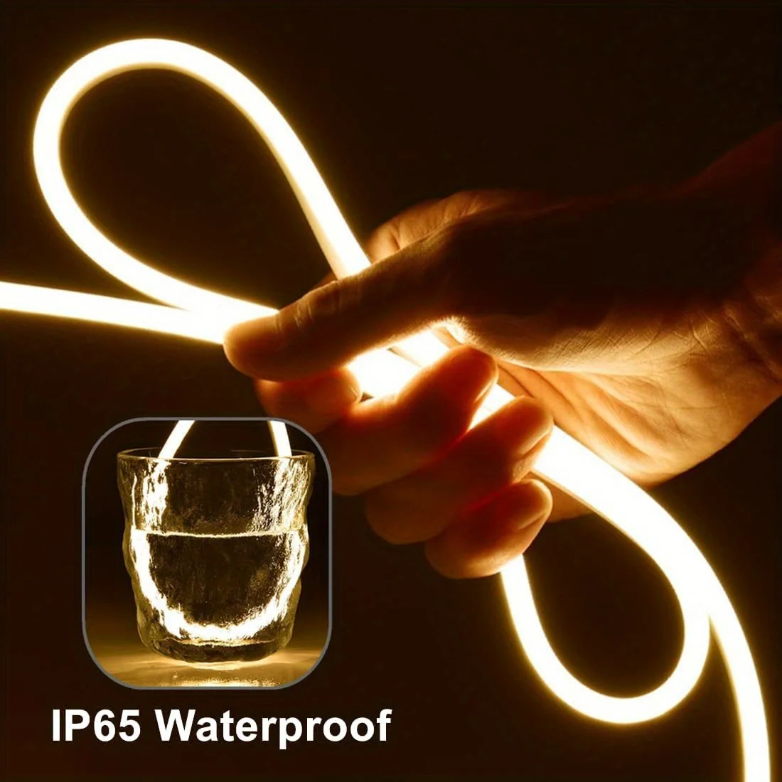 Motion Sensor Neon LED Light S - Outdoor Power Strip Weatherproof ulasan dan harga